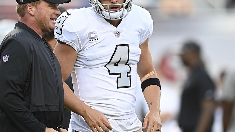Derek Carr Jon Gruden