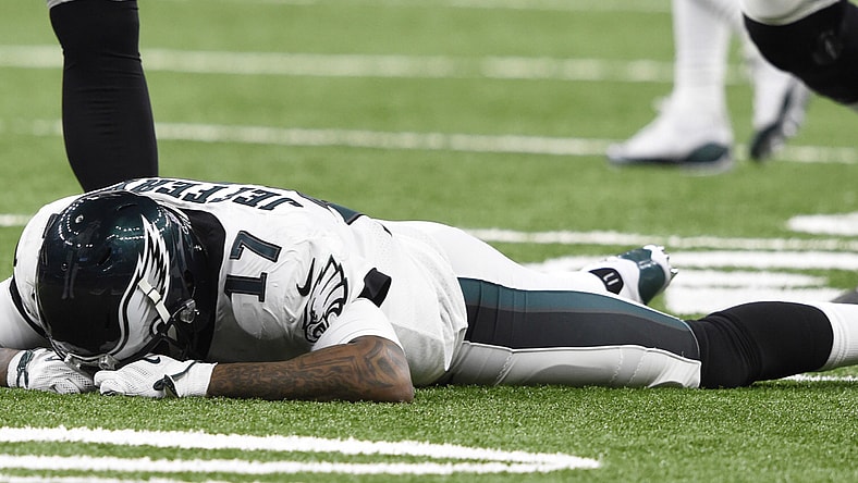Philadelphia Eagles Alshon Jeffery during game against Saints