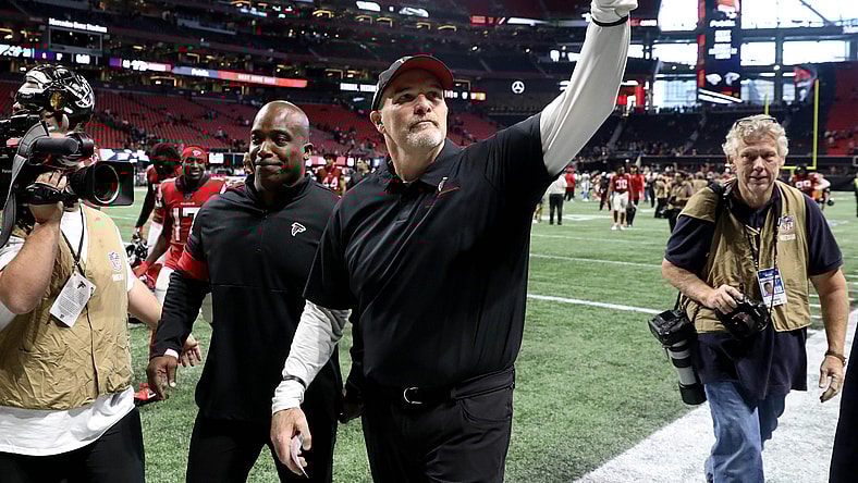 Atlanta Falcons head coach Dan Quinn