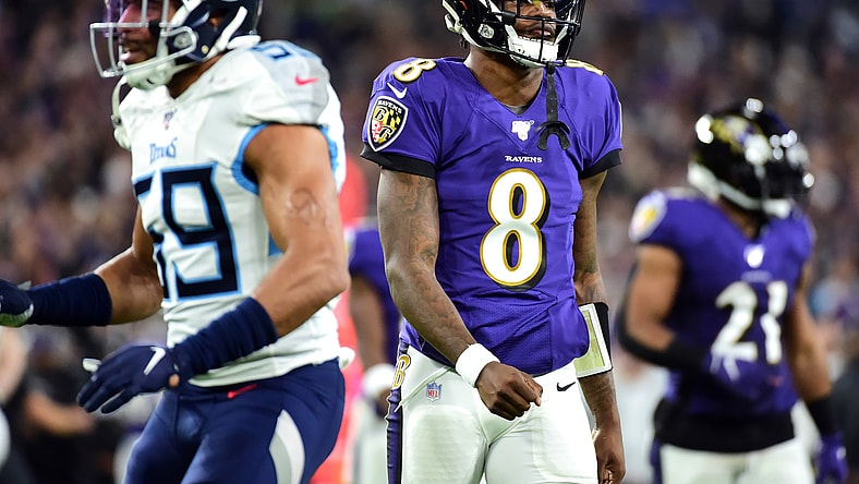 Lamar Jackson Ravens Titans