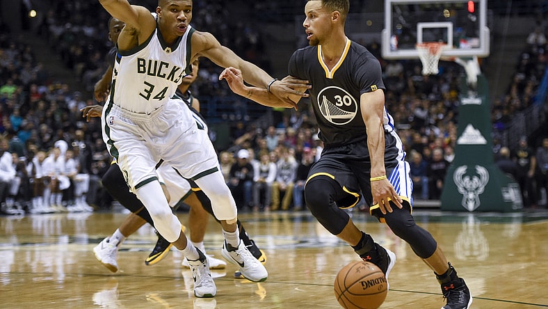 Giannis Antetokounmpo Stephen Curry