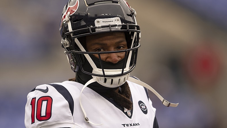 DeAndre Hopkins during game against the Ravens