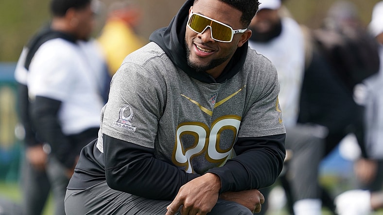 Ravens' Matthew Judon during Pro Bowl practice