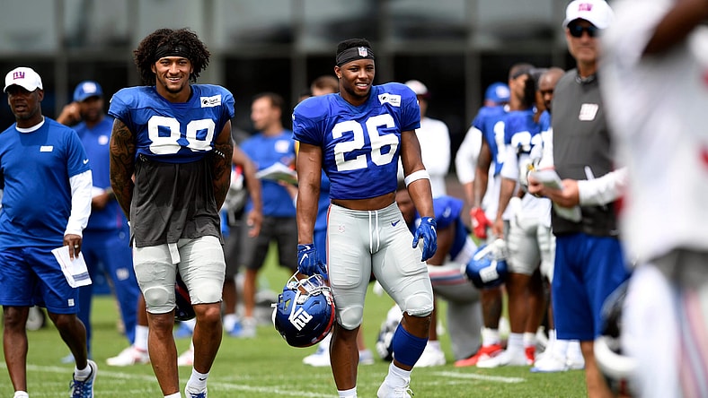 Saquon Barkley New York Giants training camp