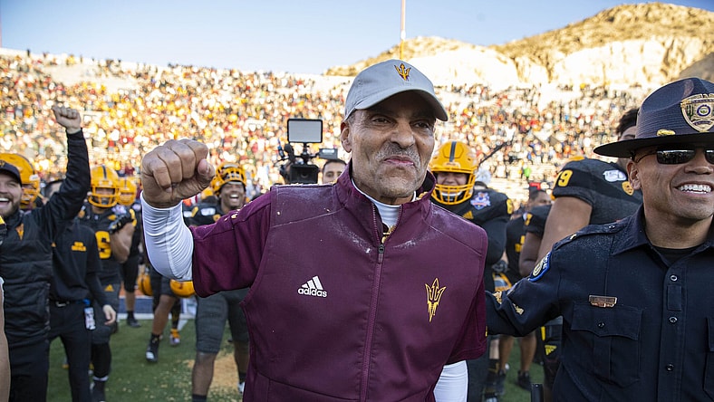 Arizona State Sun Devils coach Herm Edwards