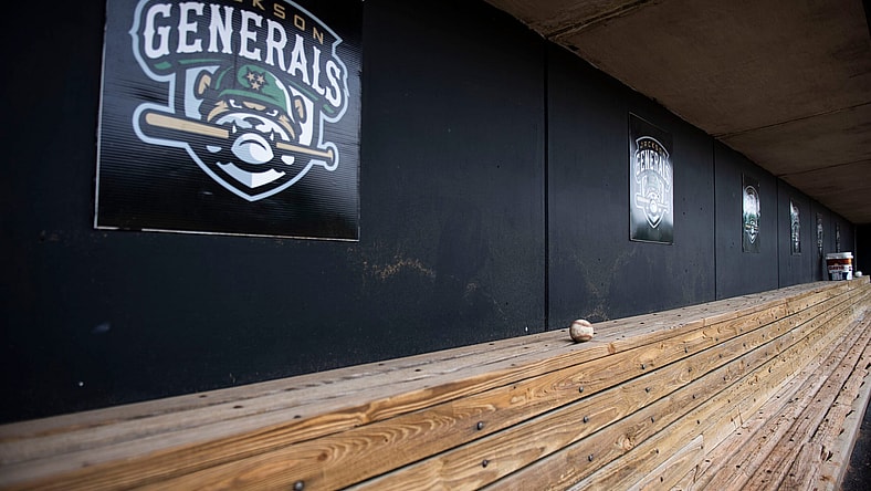 Jackson Generals dugout