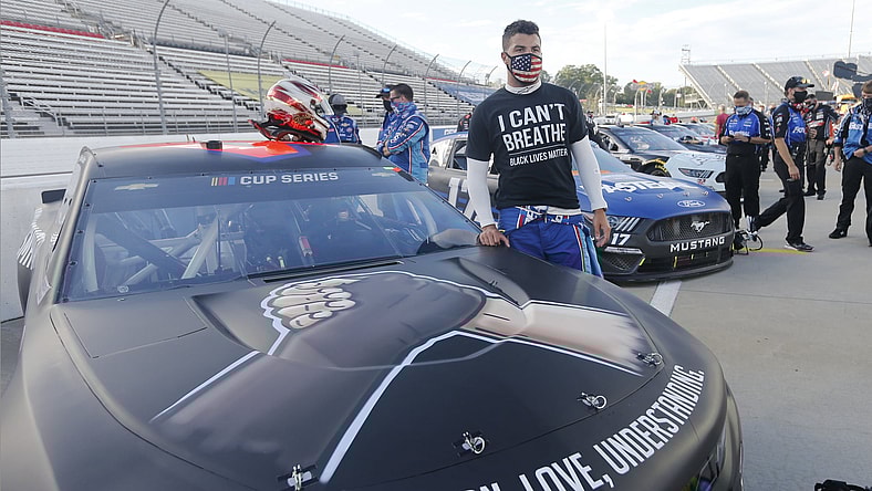 NASCAR driver Bubba Wallace