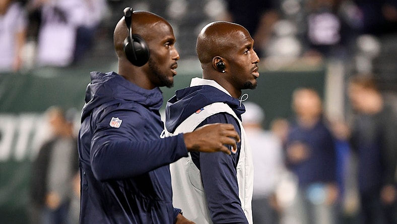 New England Patriots players Jason and Devin McCourty