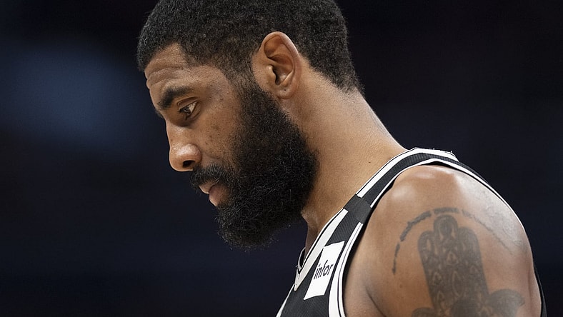 Brooklyn Nets PG Kyrie Irving during NBA game