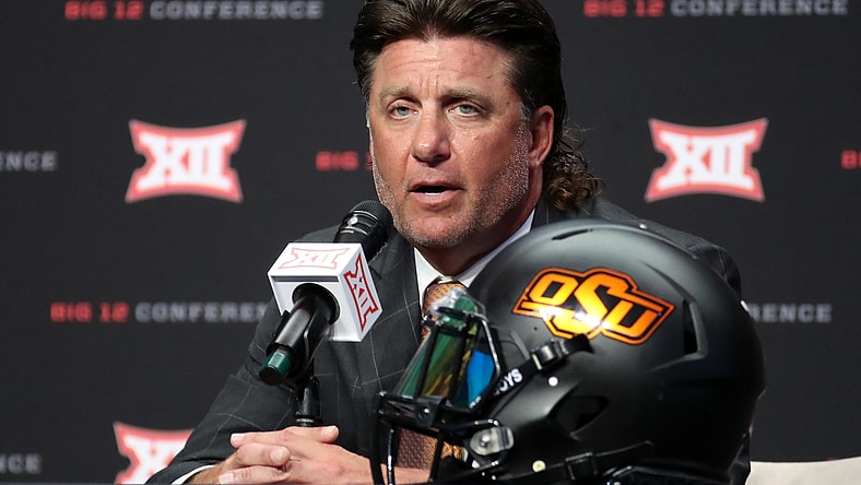 Oklahoma State football coach Mike Gundy