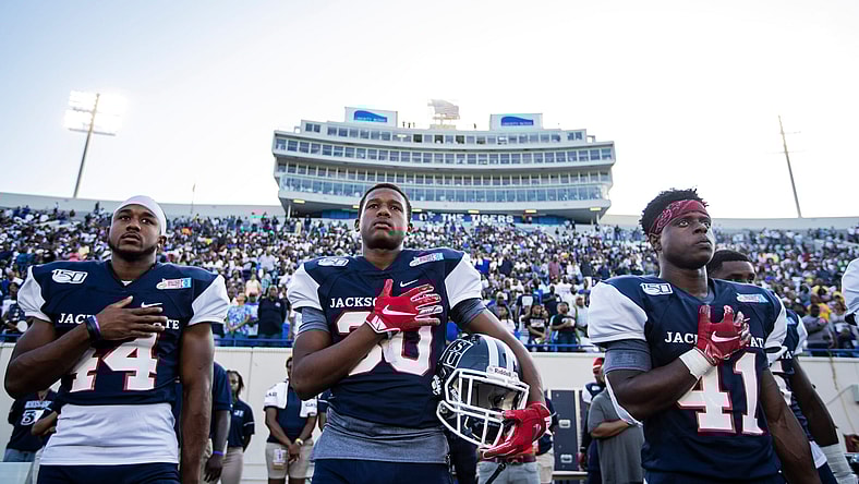 Jacksonville State Tiger players Southern Heritage Classic