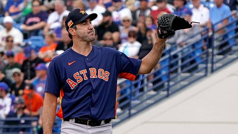 Houston Astros pitcher Justin Verlander during 2020 season