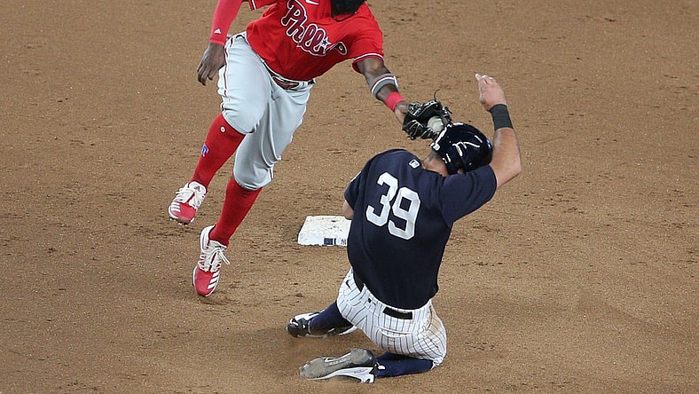 New York Yankees and Philadelphia Phillies game during 2020 season