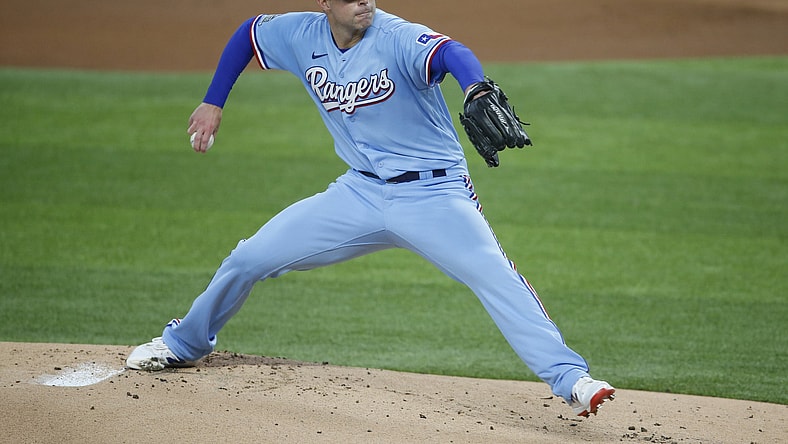Texas Rangers starting pitcher Corey Kluber