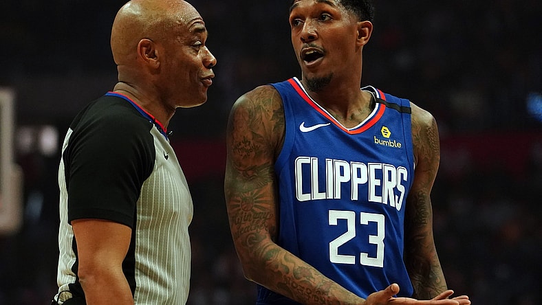 Clippers Lou Williams in game against Lakers