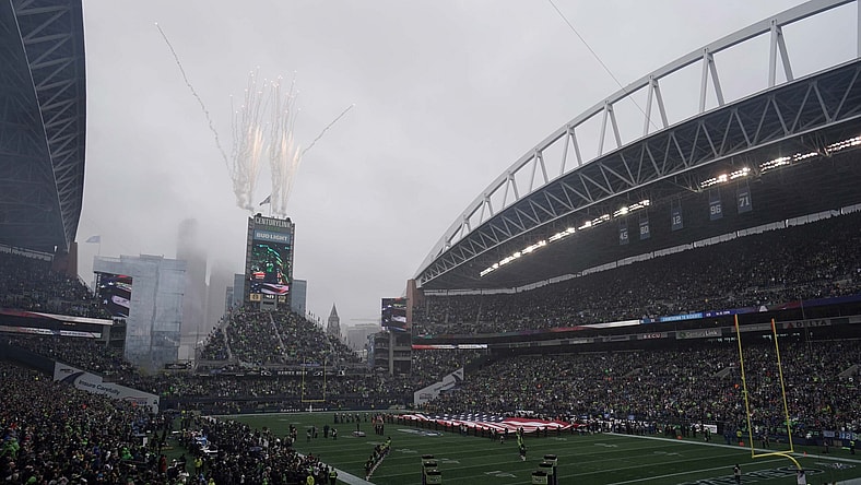 Seahawks' CenturyLink Field during NFL game against the Ravens