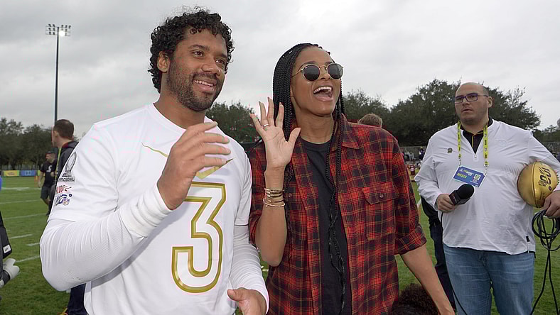 Russell Wilson and Ciara