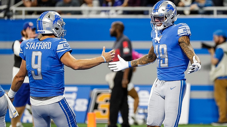 Detroit Lions QB Matthew Stafford and WR Kenny Golladay