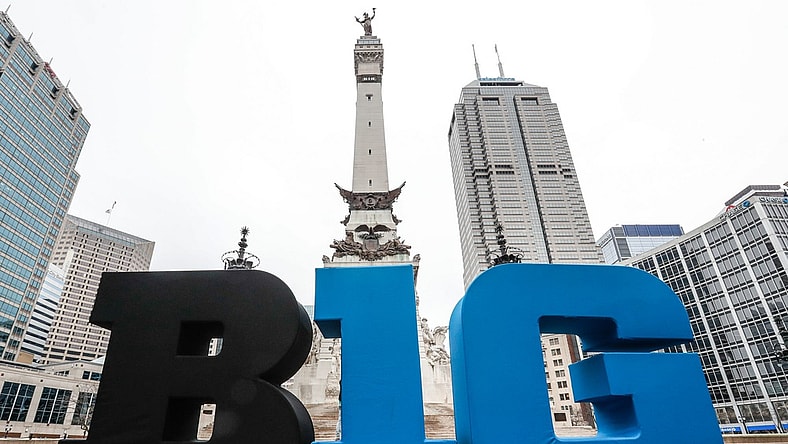 Big Ten conference logo in Indianapolis