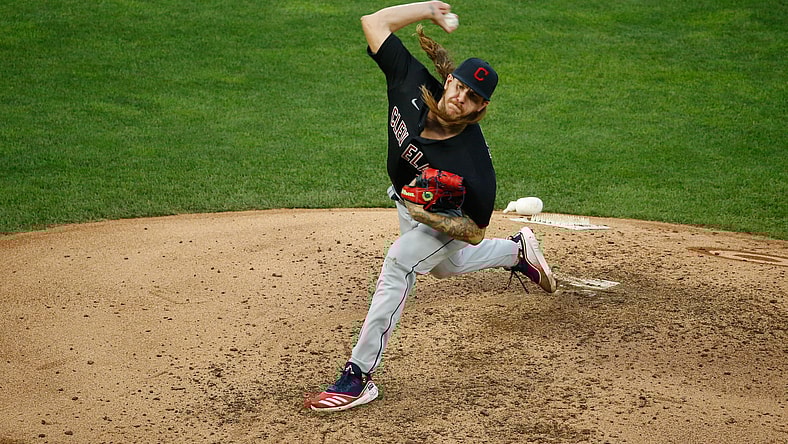 Cleveland Indians starting pitcher Mike Clevinger