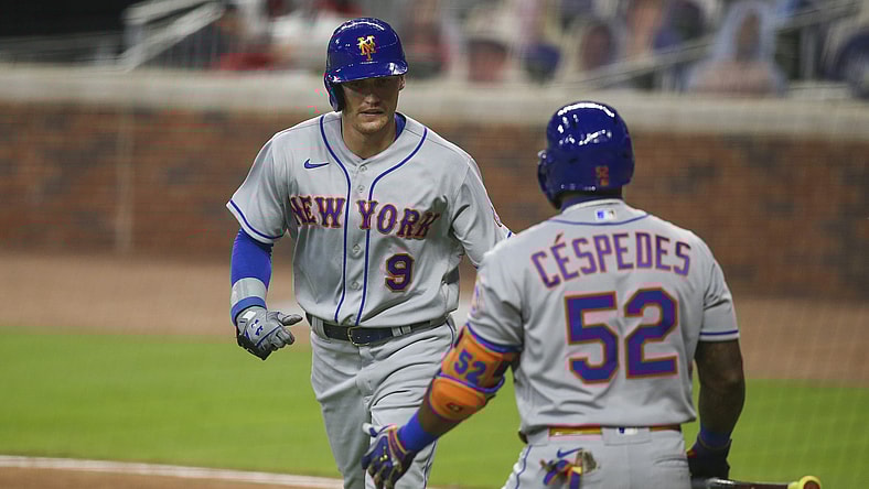 New York Mets designated hitter Yoenis Cespedes