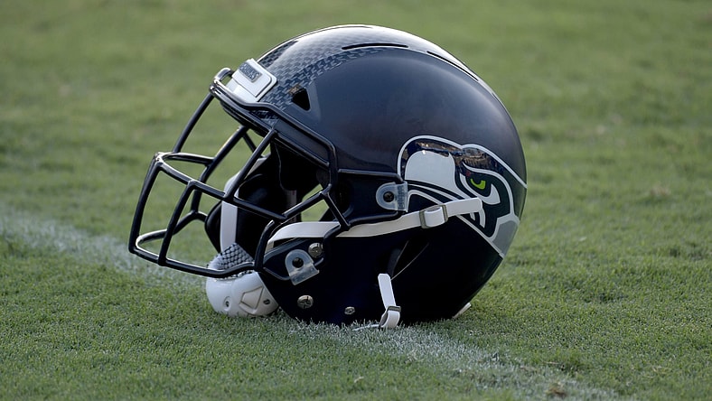 Seattle Seahawks helmet