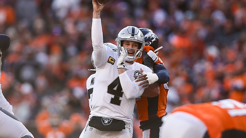 Las Vegas Raiders quarterback Derek Carr
