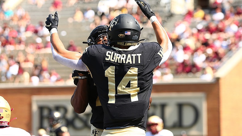 Wake Forest Demon Deacons receiver Sage Surratt
