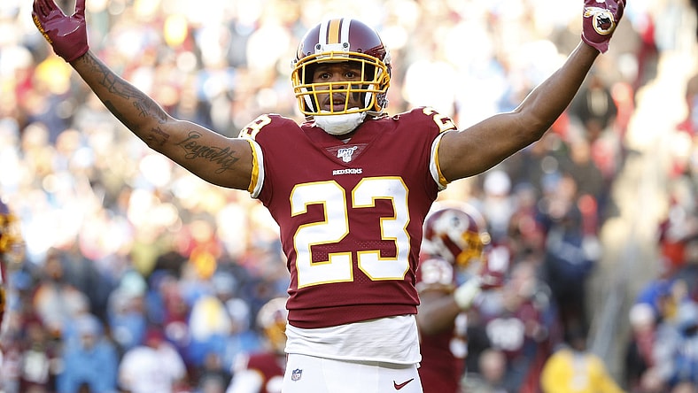 NFL cornerback Quinton Dunbar