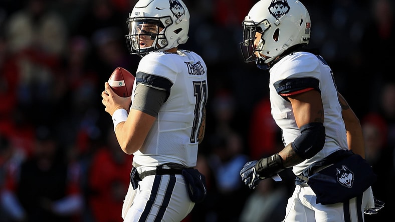 Connecticut Huskies players during 2019 season