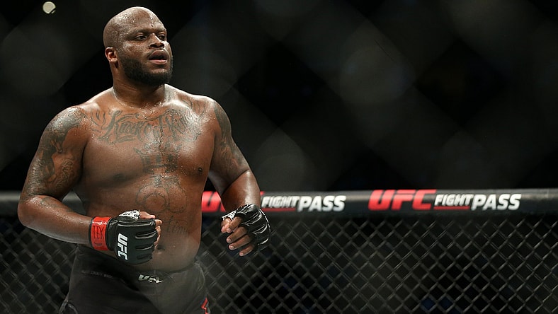 Derrick Lewis during UFC 247 in Las Vegas