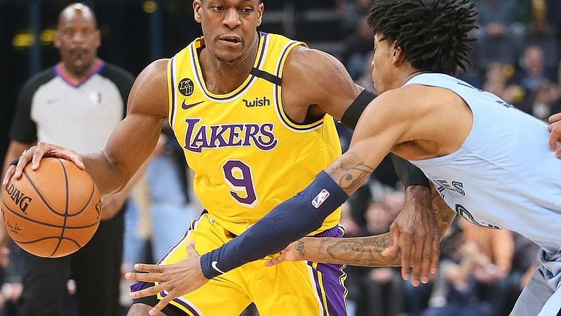 Lakers' Rajon Rondo against the Memphis Grizzlies