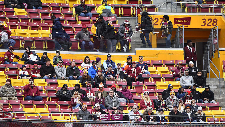 Washington Football Team fans at FedEx Field