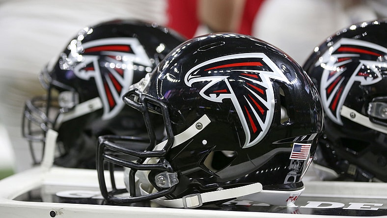 Atlanta Falcons helmets