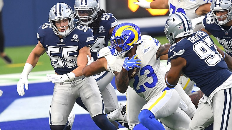 Dallas Cowboys linebacker Leighton Vander Esch and defensive end Everson Griffen