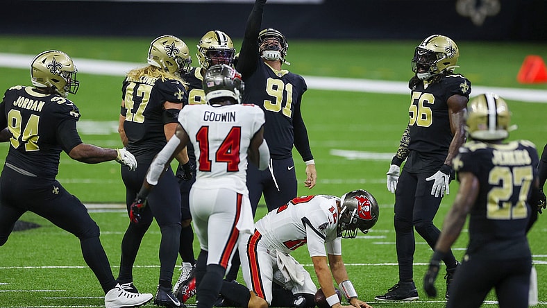 Tampa Bay Buccaneers QB Tom Brady in Week 1 against New Orleans Saints