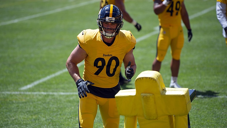 Steelers' T.J. Watt during training camp