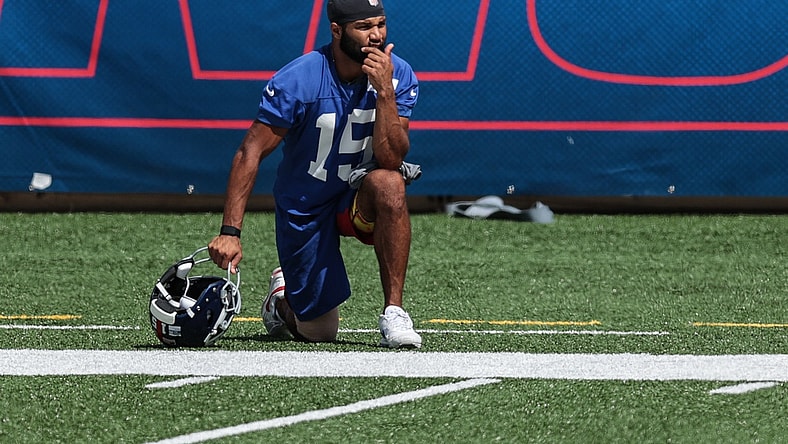 Giants WR Golden Tate during practice