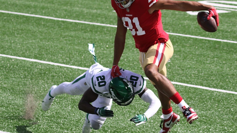 49ers tight end Jordan Reed against the Jets
