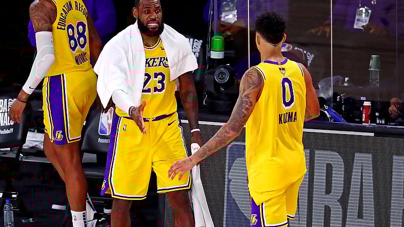 Lakers LeBron James during Game 1 NBA Finals