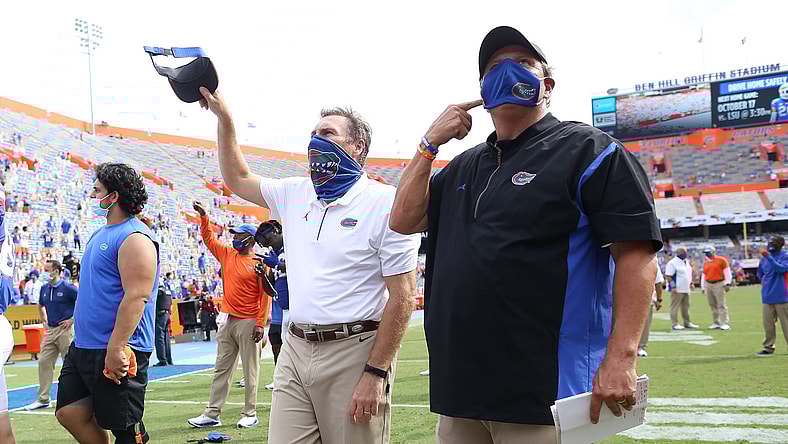 Florida Gators HC Dan Mullen at 'The Swamp'