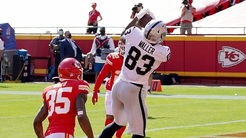 Las Vegas Raiders TE Darren Waller vs. Kansas City Chiefs