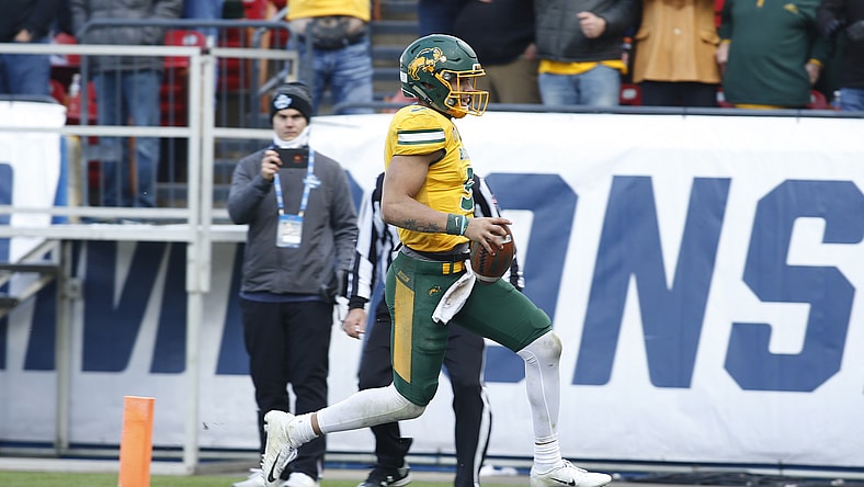 Denver Broncos quarterback Trey Lance