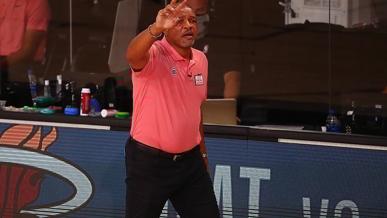 Clippers' Doc Rivers during NBA Playoffs against Nuggets