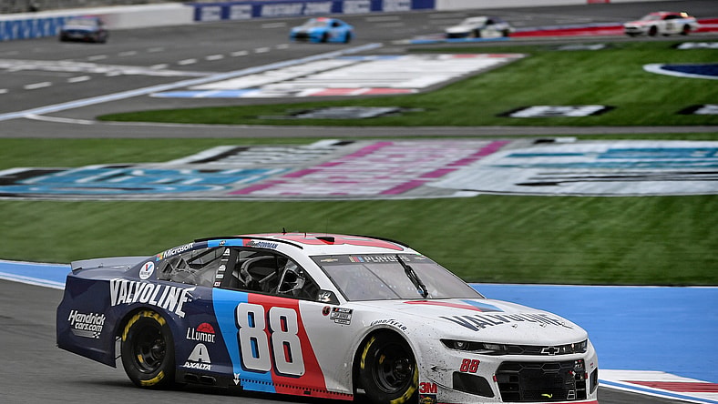 Alex Bowman during NASCAR Bank of America 400