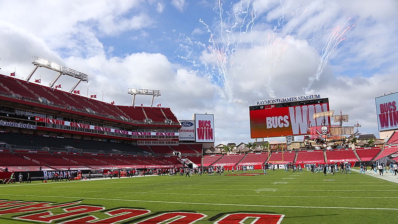 General view of Raymond James Stadium. Mandatory Credit: Kim Klement-USA TODAY Sports