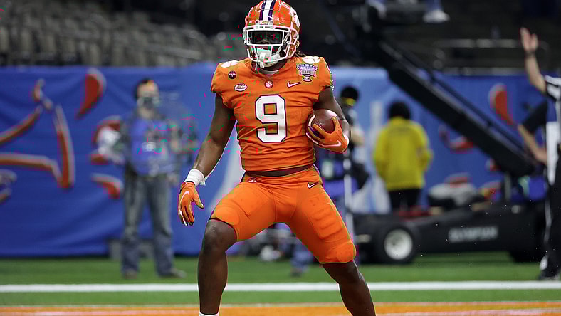 Atlanta Falcons draft picks: Travis Etienne, RB, Clemson