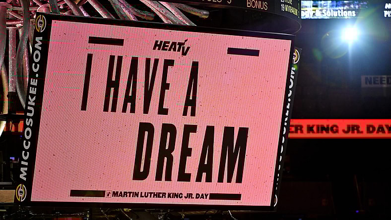 NBA players celebrate Martin Luther King Jr Day