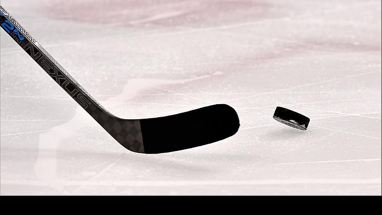 Feb 21, 2019; Sunrise, FL, USA; A general view of a puck and a stick during the the second period between the Florida Panthers and the Carolina Hurricanes at BB&T Center. Mandatory Credit: Jasen Vinlove-USA TODAY Sports