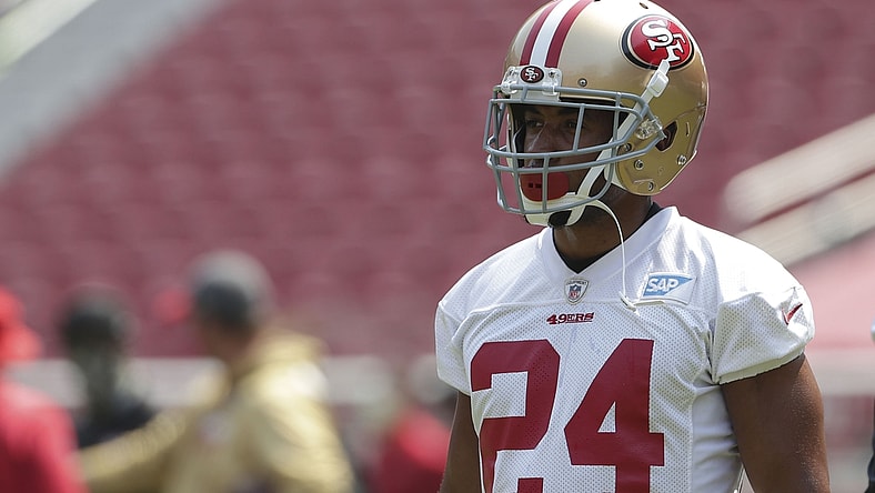Sep 2, 2020; Santa Clara, CA, USA; San Francisco 49ers cornerback K'Waun Williams (24) during training camp at Levi   s Stadium. Mandatory Credit: San Francisco 49ers/Pool Photo via USA TODAY Network